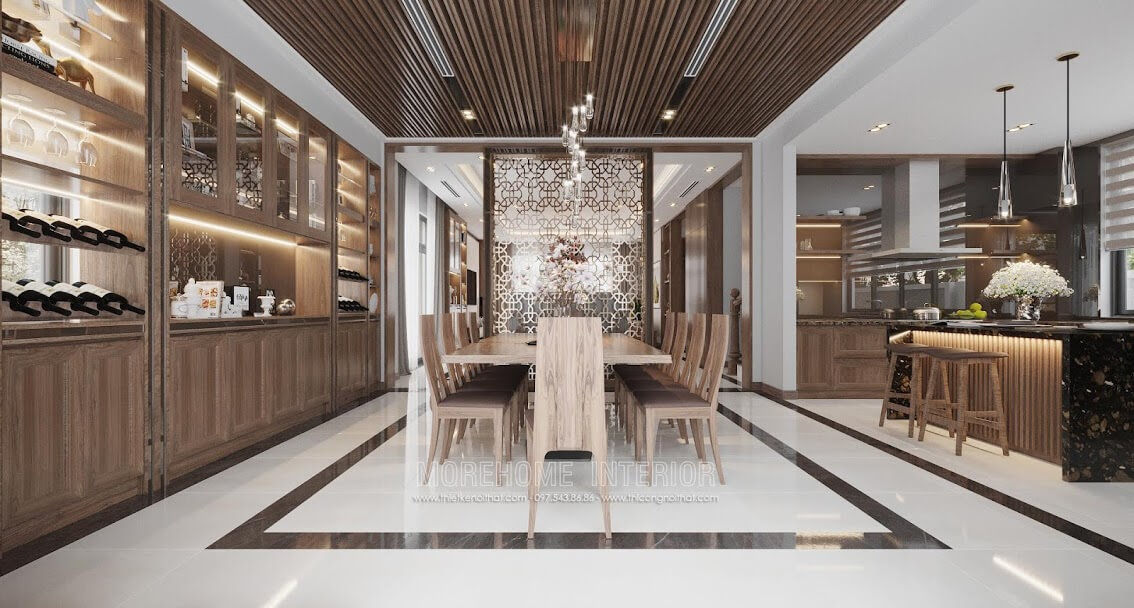Thiết kế nội thất biệt thự đẹp sang trọng