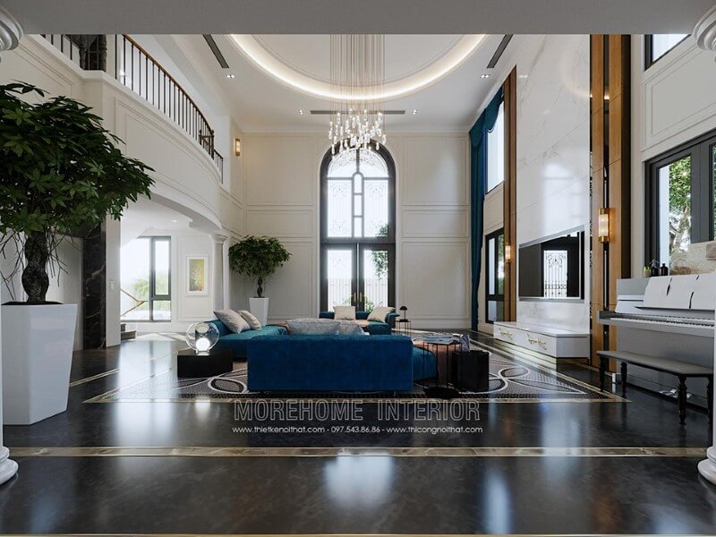 Trang trí nội thất phòng khách đẹp tại biệt thự hải phòng Tuyển chọn các mẫu bố trí phòng khách biệt thự đẹp