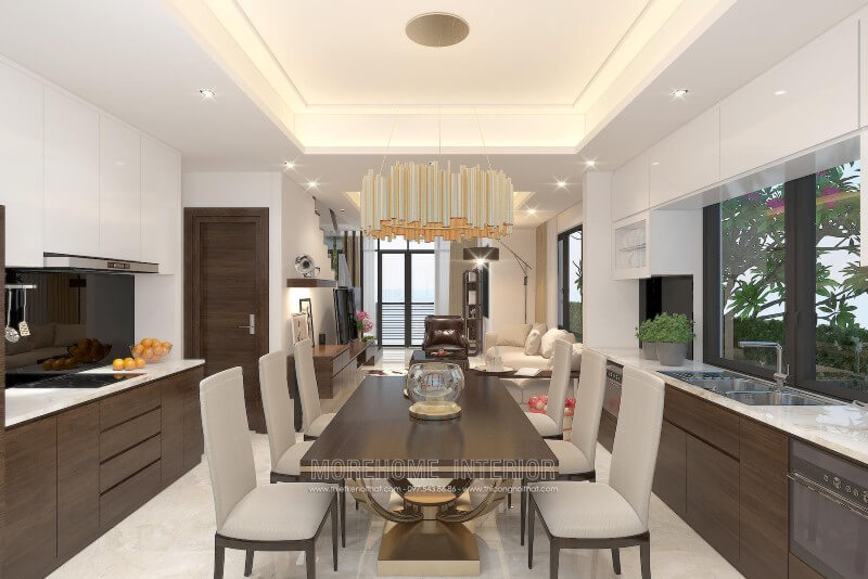 tủ bếp biệt thự