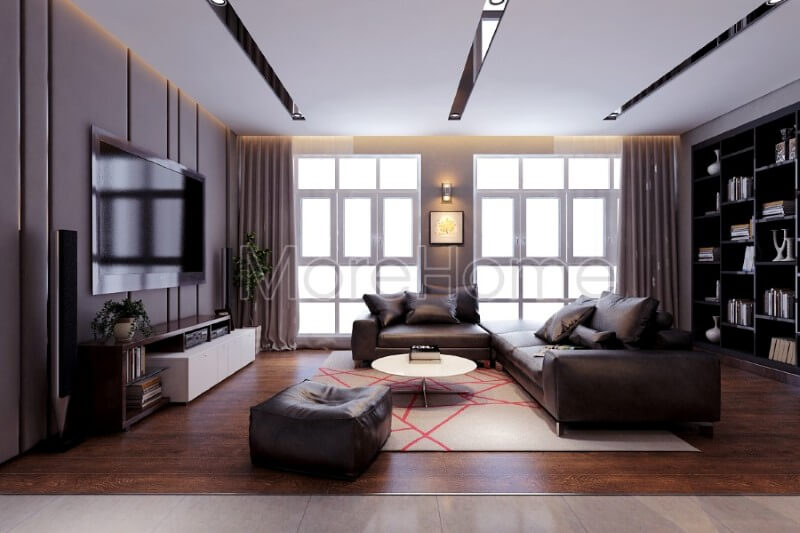Ấn tượng các mẫu trang trí phòng khách sang trọng