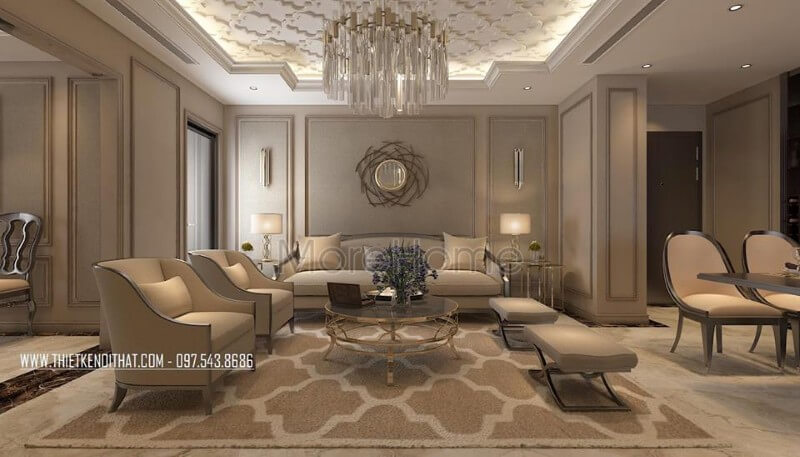 Danh sách các mẫu thiết kế phòng khách lôi cuốn