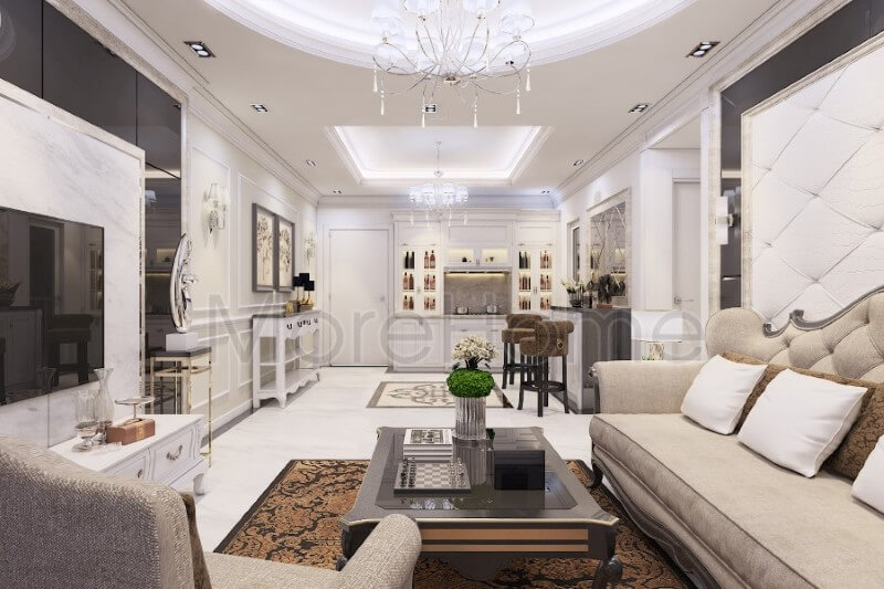 Mẫu thiết kế phòng khách chung cư sang trọng là sự kết hợp hài hòa của nét đẹp hiện đại trẻ trung khỏe khoắn cộng với sự mềm mại sang trọng của phong cách nội thất cổ điển Chiêm ngưỡng các mẫu thiết kế phòng khách hot nhất hiện nay