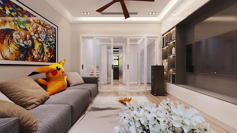 Thiết kếbố trí nội thất phòng khách phong cách hiện đại tại biệt thự Starlake Tây Hồ Chiêm ngưỡng các mẫu thiết kế phòng khách hot nhất hiện nay