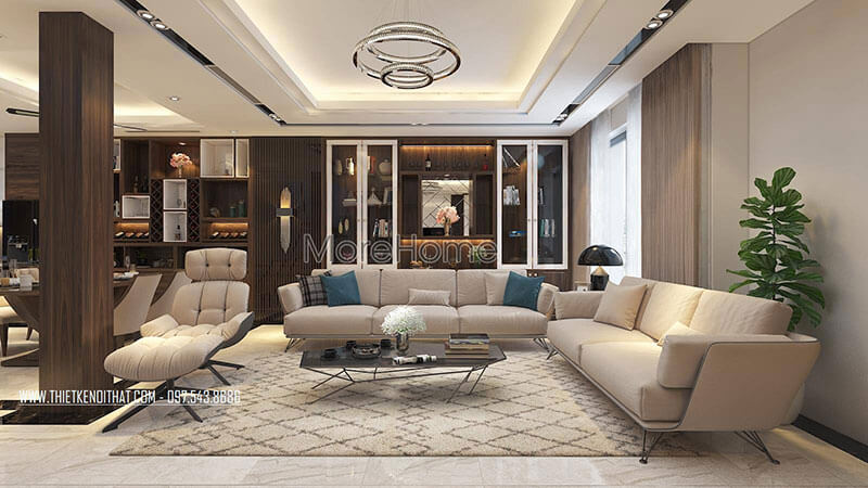 Tổng hợp các mẫu trang trí phòng khách ấn tượng và sang trọng
