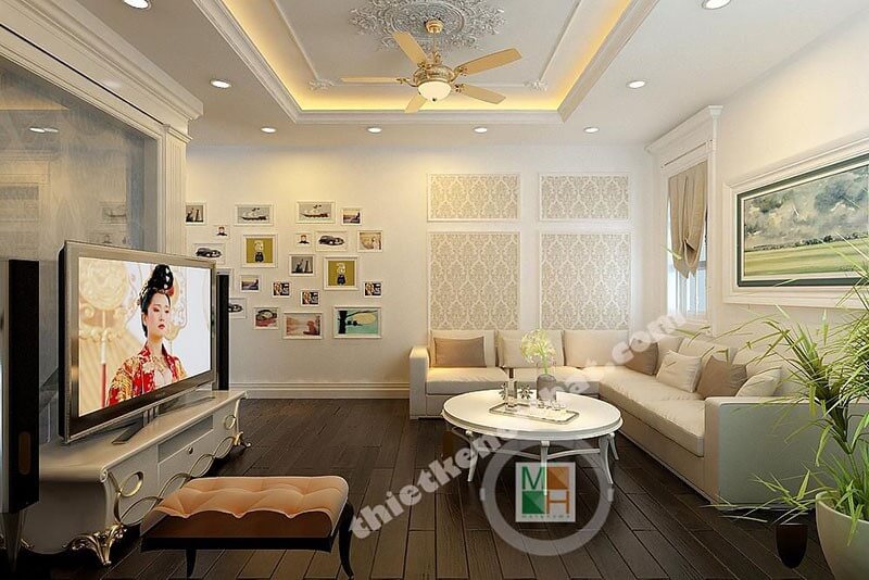 Thiết kế phòng khách biệt thự đẹp, đẳng cấp
