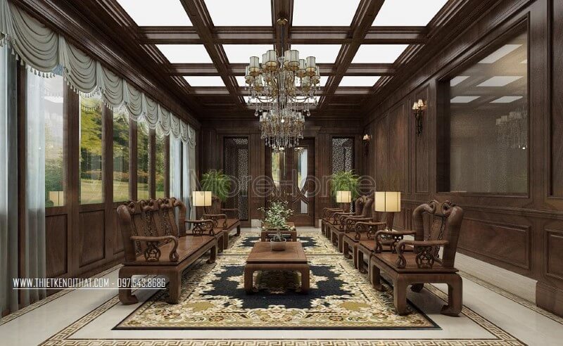 Thiết kế nội thất biệt thự đẹp, sang trọng