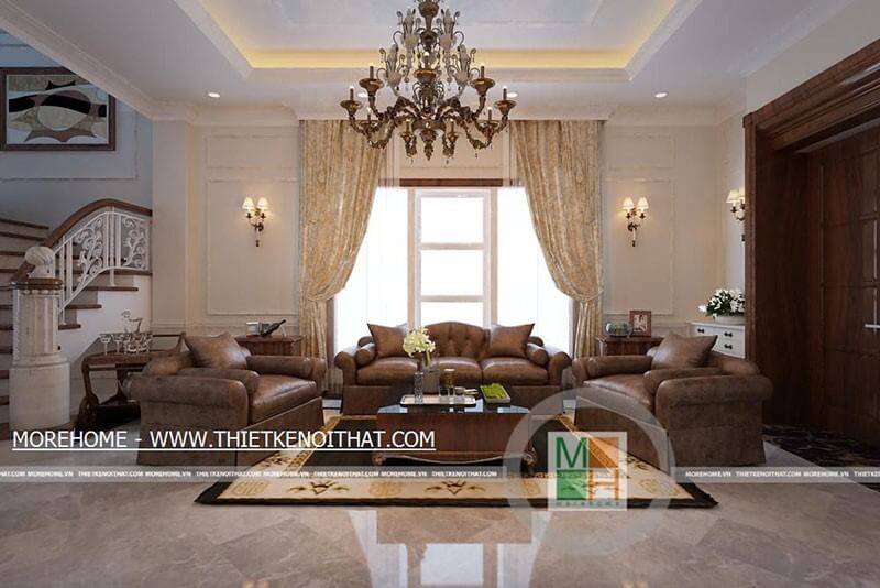 Xu hướng thiết kế phòng khách tiện nghi