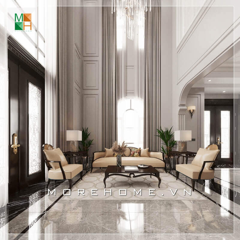 Xu hướng thiết kế phòng khách tiện nghi