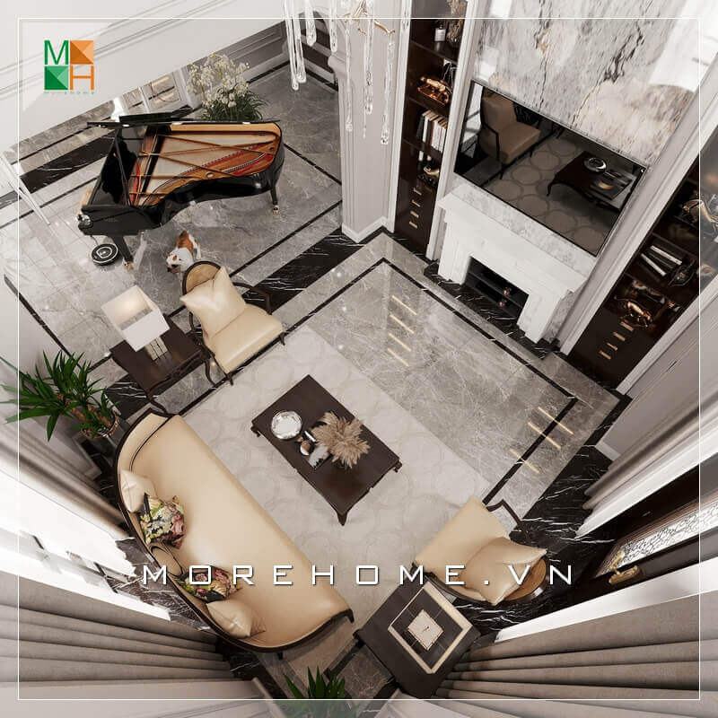 Xu hướng thiết kế phòng khách tiện nghi