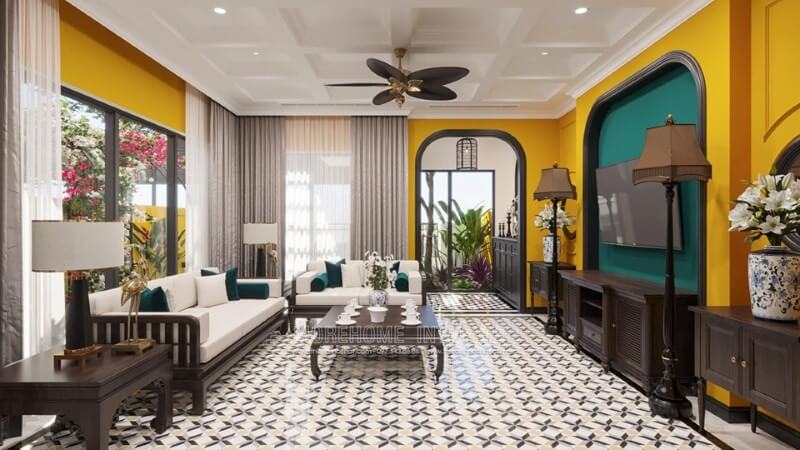 thiết kế nội thất phòng khách