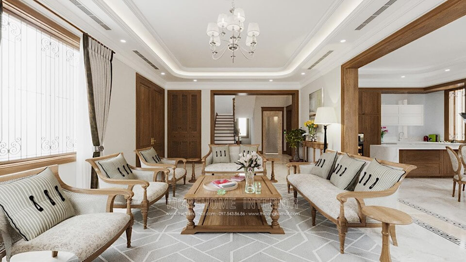 thiết kế nội thất phòng khách