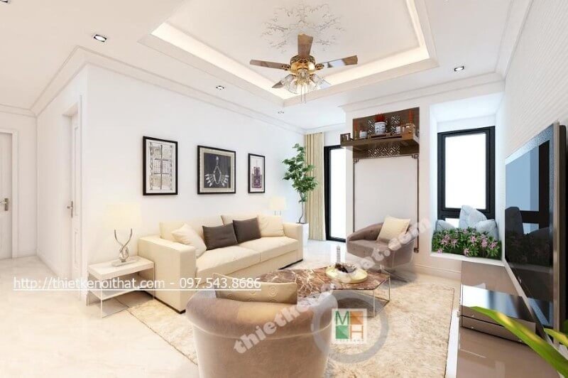 thiết kế phòng khách